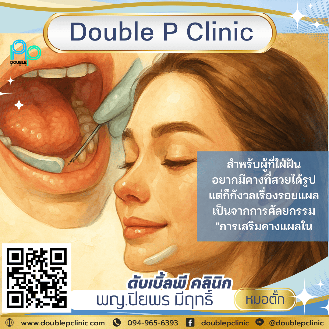 เสริมคางแผลใน ทำไมถึงไม่มีรอยแผลเป็น?